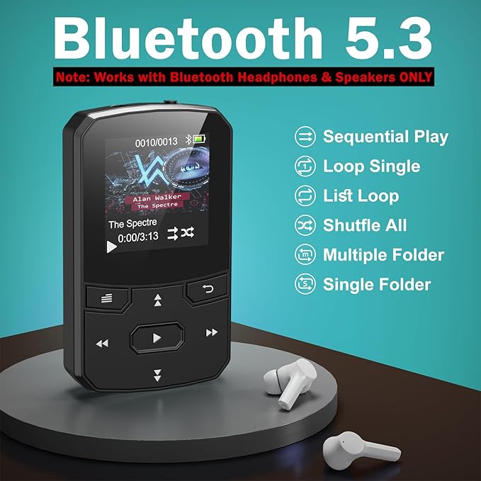 RUIZU 64GB Clip MP3 Player - Image 2