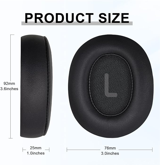 Replacement Ear Pads for JBL Tune 700/710/720/750/760/770 Headphones, Headset - Image 3