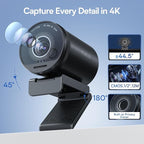 EMEET SmartCam S800-4K Webcam for Streaming, Sony 1/2'' Sensor, Supports HDR - Image 7