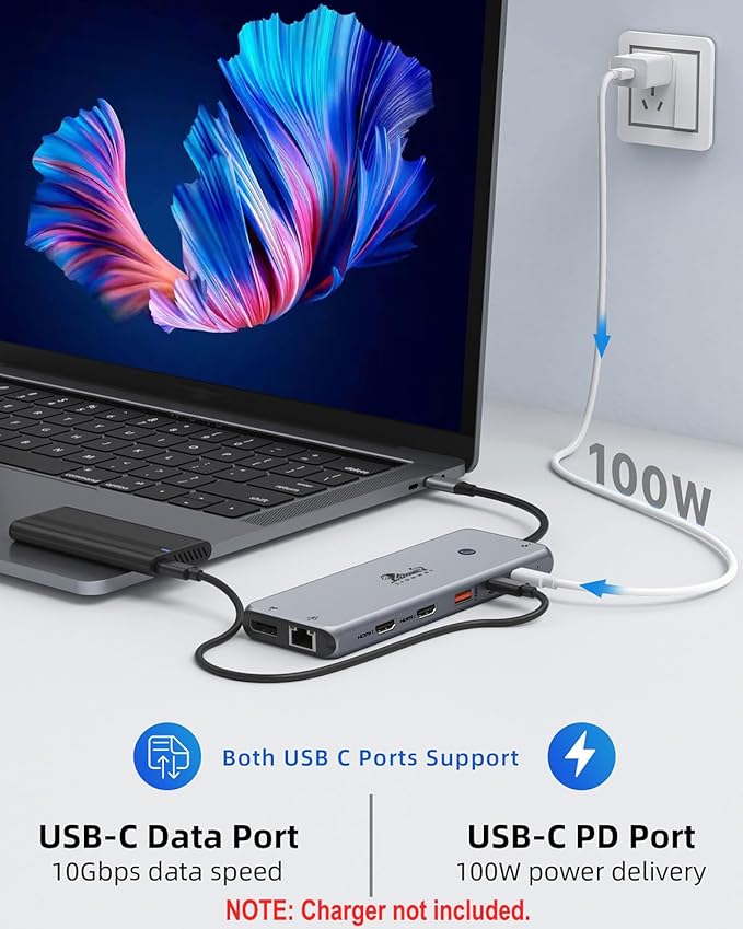 14 in 1 USB C Docking Station - Image 5