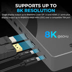 SABRENT Thunderbolt 4 Docking Station, TB4 Ports, USB4 & TB3 Compatible - Image 4