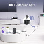Surge Protector Power Strip Tower, 10FT Extension Cord - Image 5