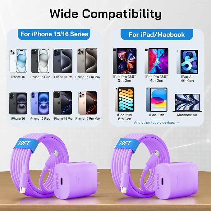 30W USB C i Phone 16 15 Charger Fast Charging, iPad Pro - Image 5