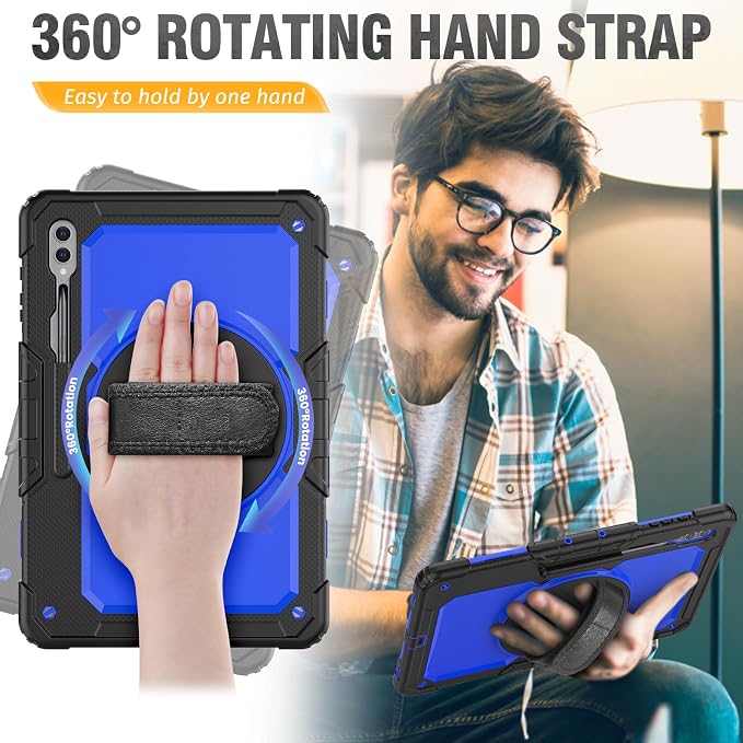 HXCASEAC Case for Samsung Galaxy Tab S7 FE 5G 12.4 inch, Protective - Image 3