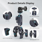 SMALLRIG Camera Mount Clamp, Ballhead Magic Arm and Adapter - Image 4