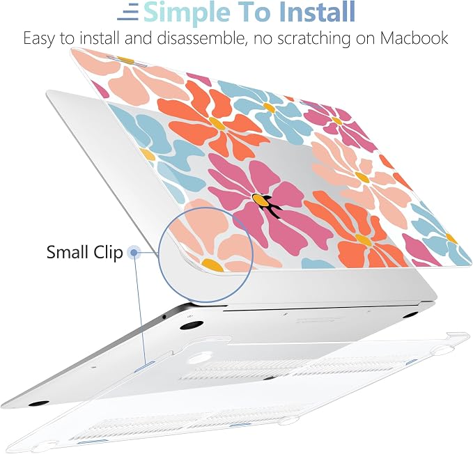 MEEgoodo for MacBook Air 13 inch Case 2021 2020 2019 2018 Released A2337 M1 - Image 4