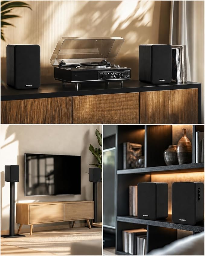 Active Bookshelf Speakers 36W RMS - Image 6