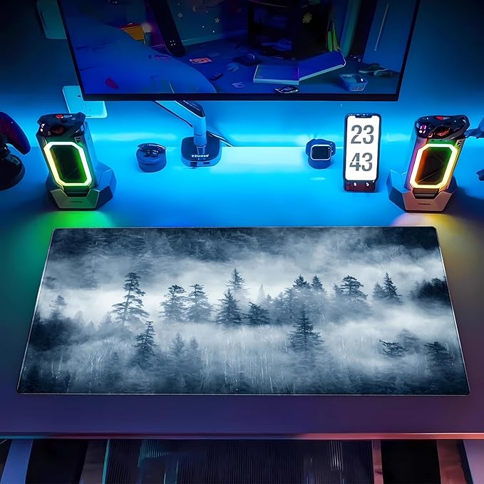 Forest Nature Scenery Mountain Desk Pad Extra Large 31.5"x15.7" Gaming Mouse - Image 7