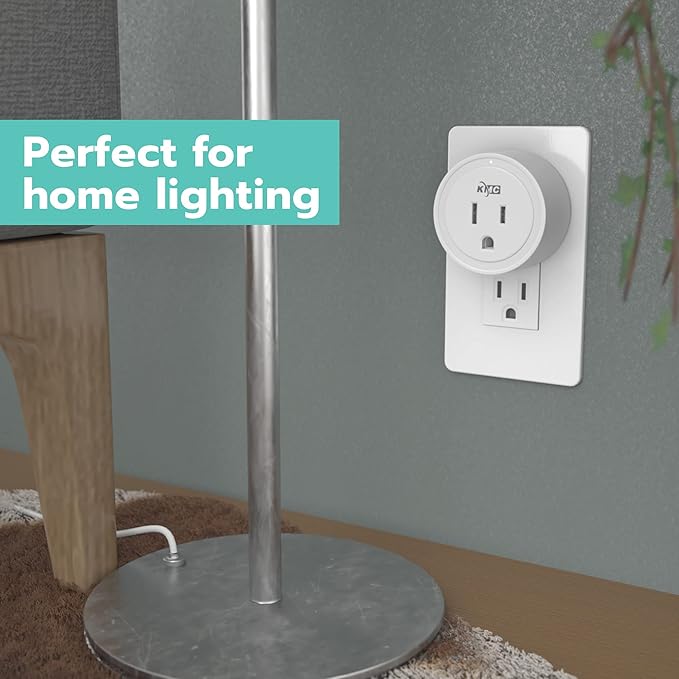 KMC Smart Plug Mini 4-Pack, Wi-Fi Outlets - Image 4