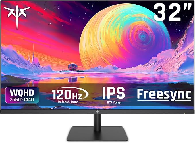 KTC 32 Inch 2K Computer Monitor, IPS 1440p Monitor by KTC