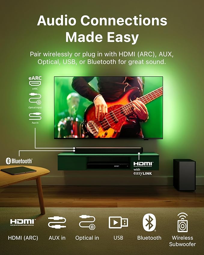 PHILIPS B5309 Soundbar 2.1 - 240W Max Power - Image 6