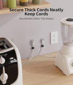 9 Pack Magnetic Cable Clips Cord Organizer, Desk Cable Management Accessories - Image 5