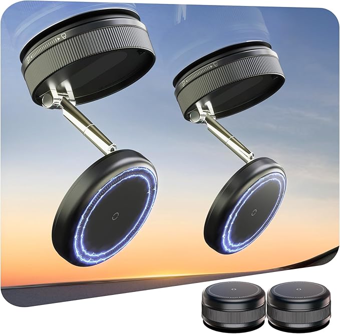 2 PCS Upgraded 360° Vacuum Magnetic Car Phone Holder by MiiKARE
