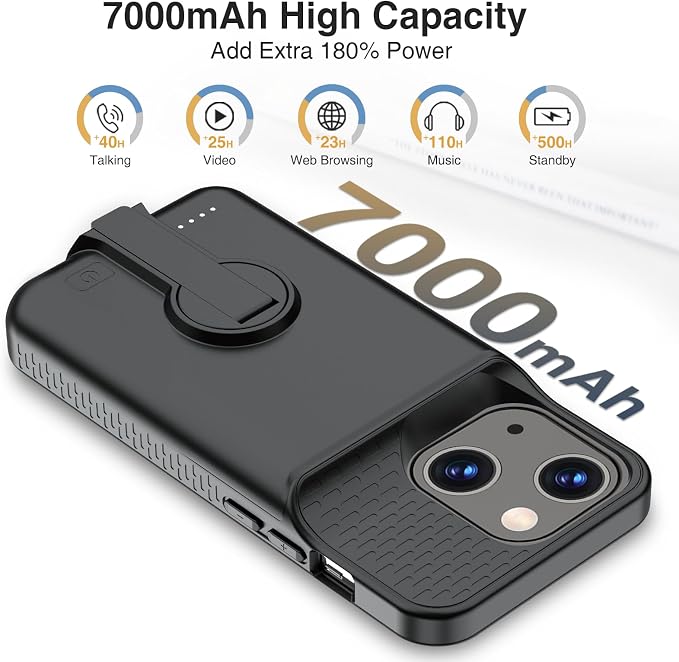 Battery Case for iPhone 13/13 Pro/14/14 Pro Charging Case - Image 9