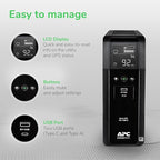 APC UPS Back-UPS Pro 1000VA Sinewave UPS, 600W Battery Backup & Surge Protector - Image 3
