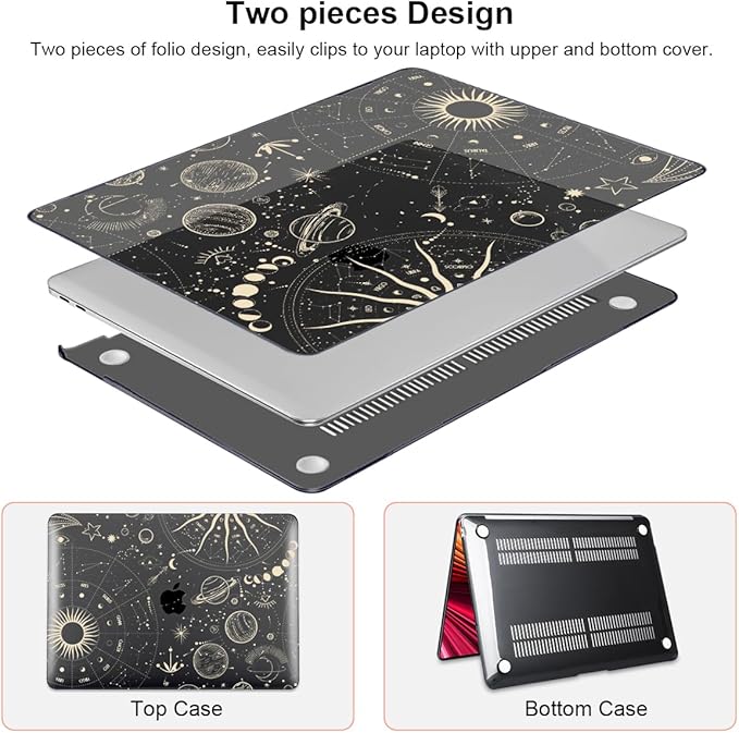 Compatible with MacBook Pro 13 inch Case 2022 2021-2016 A2338 M2/M1 A2251 A2289 - Image 4