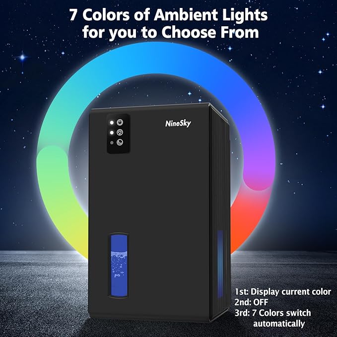 NineSky Dehumidifiers for Home, 95 OZ Water Tank, Dehumidifiers for Bathroom - Image 3