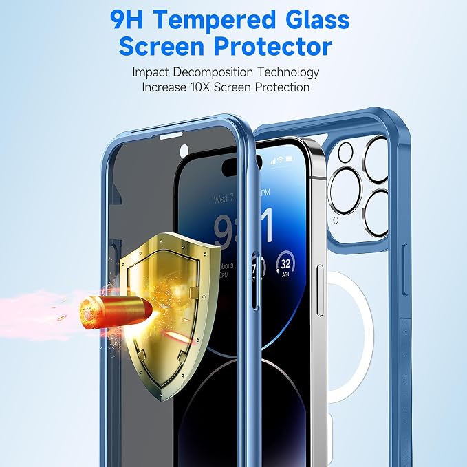 seacosmo for iPhone 14 Pro Max Case, Full Body Bumper - Image 7