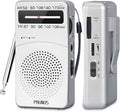 PRUNUS J-166 Portable Radio AM FM, Battery Operated Radio by PRUNUS