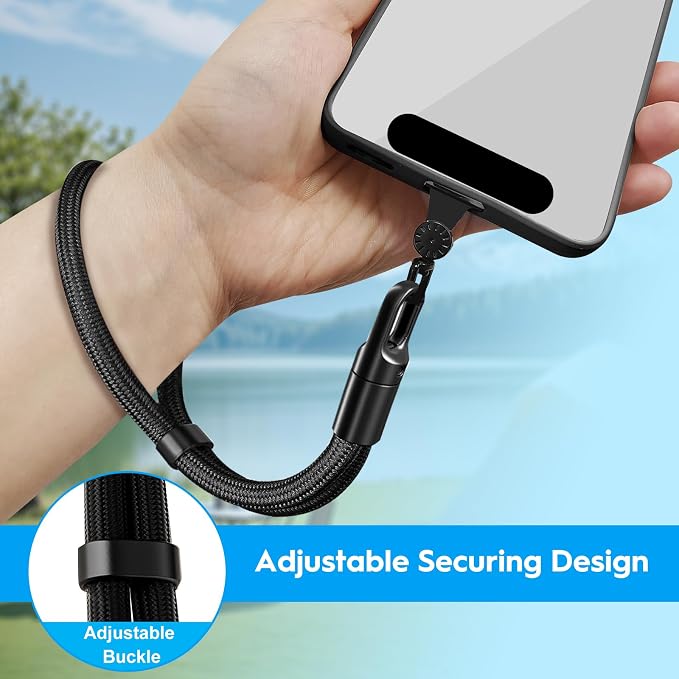 Hand Wrist Strap Lanyard, Universal Cell Phone Lanyard Patch Rotatable 360° - Image 2