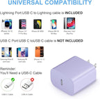 iPhone Fast Charger 3+3Pack 20W USB C Wall Charger - Image 4