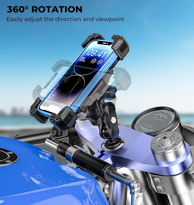 Motorcycle Fork Stem Phone Mount - Image 8