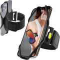 BONE Run Tie 2, Running Phone Holder, Skin-Friendly Silicone Sport Armband by Bone