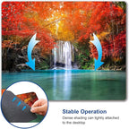 Mouse Pad, Natural Landscape Mouse Mad, Square Waterproof Mouse Pad Non-Slip - Image 6