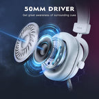 FIFINE USB Gaming Headset, PC Headphones Wired - Image 9
