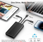 ySky MFi Certified 1TB Portable External Hard Drive - Image 2
