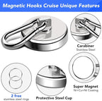 LOVIMAG Magnetic Hooks Heavy Duty, 200LBS+ Super Strong Magnetic Hooks Cruise - Image 4