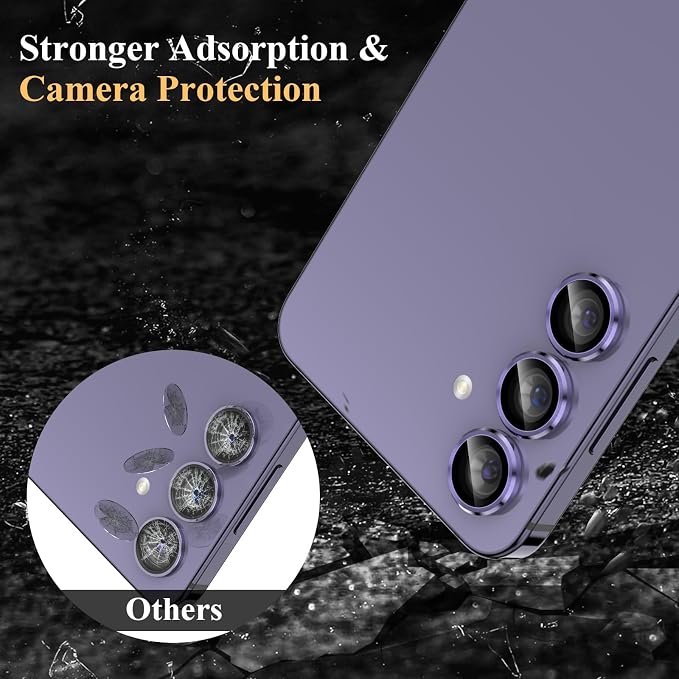 YWXTW Camera Lens Protector for Samsung Galaxy S24 Plus Accessories, 9H - Image 4