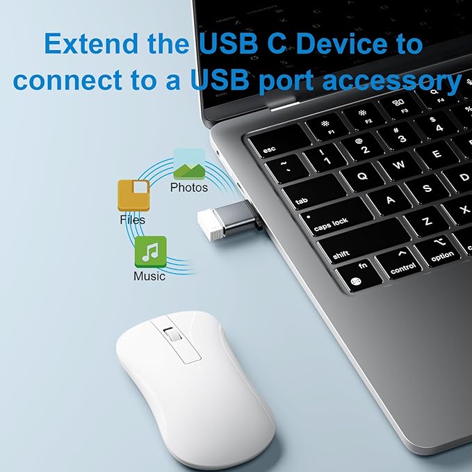 USBC to USB Adapter 6 Pack, USB C to A Adapter, USBC Male to USBA Female - Image 2
