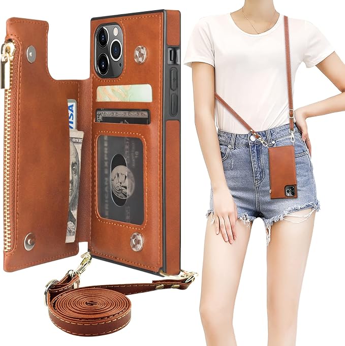 Bocasal Crossbody Wallet Case for iPhone 11 Pro by Bocasal