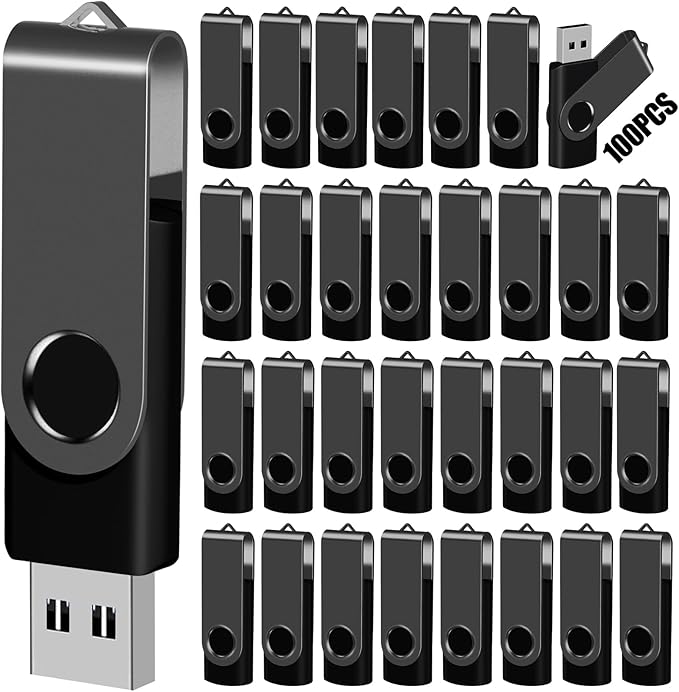 EASTBULL 4GB USB Flash Drive Bulk Thumb Drives 100 Pack by EASTBULL