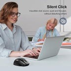 TECKNET Wireless Mouse Silent 4800 DPI Computer USB A & Bluetooth Mouse 6 - Image 5