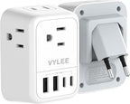 International Travel Adapter, Europe Travel Adapter - Image 9