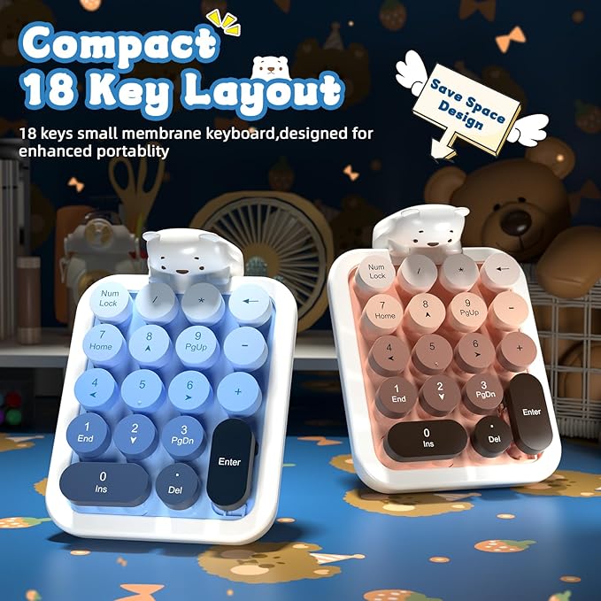 FELICON Cute Wireless Numeric Keypad - Image 8