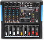 Pyle 4-Channel Bluetooth Studio Audio Mixer-DJ Sound Controller Interface - Image 2