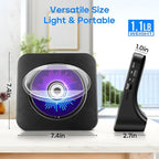 Desktop CD Player with Speakers, ROADOM CD Players - Image 6