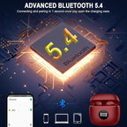 Wireless Earbuds, 40H Playback Mini Case IP7 Waterproof Sports Earphones - Image 3