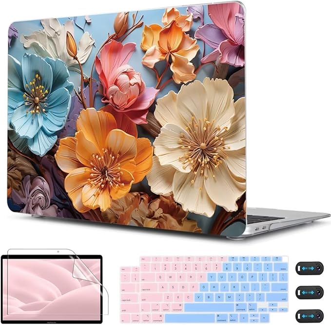 CISSOOK Compatible with MacBook Air 13 inch Case 2021 2020-2018 Release M1 by CISSOOK