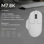 Keychron M7 8K Wireless Mouse, 30K DPI Optical Computer Mice, 2.4 - Image 9