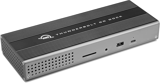OWC Thunderbolt Go Dock, 11 Ports, Built in Power Supply, 90W Charging by OWC