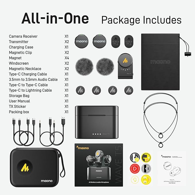 MAONO Wireless Lavalier Microphone - Image 7