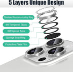 AGVEE 3+3 6 Pack for iPhone 16 Pro 6.3" / 16 Pro Max 6.9" Camera Lens Cover - Image 7