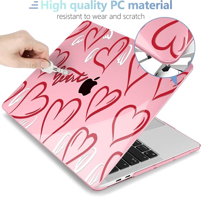 MEEgoodo Case for MacBook Pro 13 inch Case 2022 2021 2020 New A2338 M2/M1 A2251 - Image 3