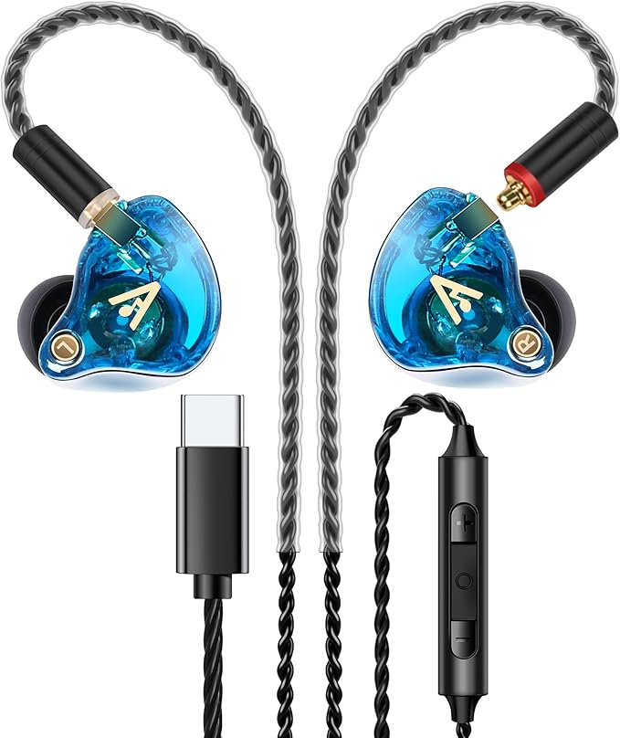 Vibes 202MC USB-C Wired Earbuds by AudiovanceHeadphones