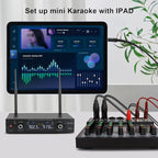 6-Channel Professional DJ Audio Mixer, DJ Controller Sound Mixer DSP 16 Preset - Image 5