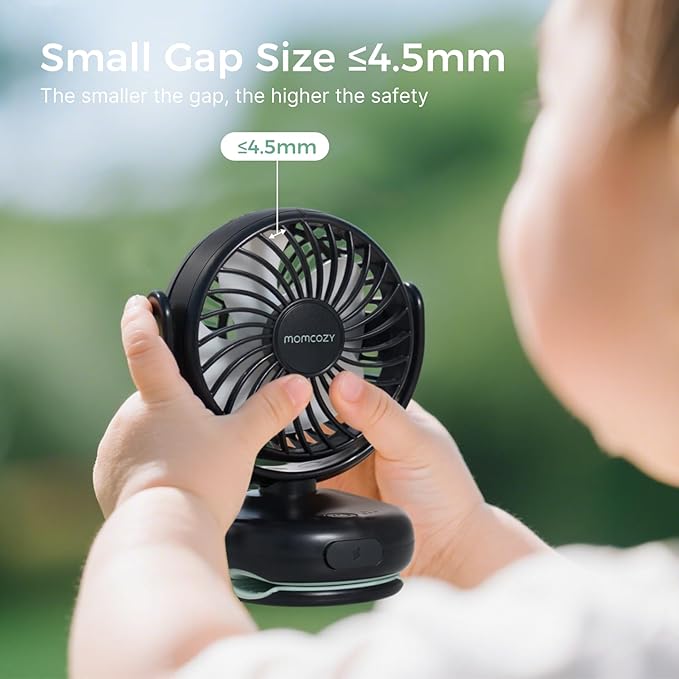 Momcozy Portable Fan with Clip | 4-Speed Mini-Fan - Image 5